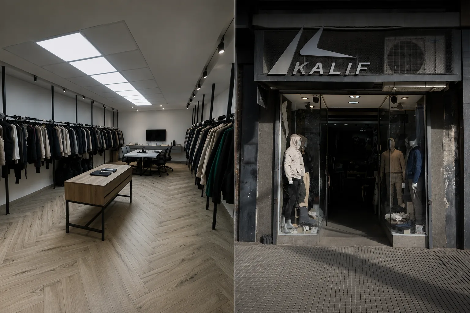 Showroom y local Kalif